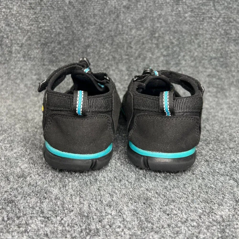 Keen Seacamp II CSX Water Sandals‎ Boys 5 Black Blue Outdoor Waterproof Hiking
